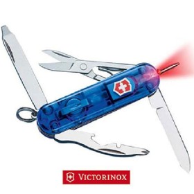 VICTORINOX MULTIUSO MIDNITE MANAGER SAPPHIRE CON LED ROSSO ORIGINALE COLLEZIONE VICTORINOX MULTIUSO MIDNITE MANAGER SAPPHIRE CON LED ROSSO
