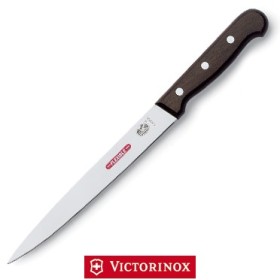 VICTORINOX COLTELLO FLESSIBILE PER FILETTARE MANICO IN LEGNO CM. 18 VICTORINOX COLTELLO FLESSIBILE PER FILETTARE MANICO IN LEGNO