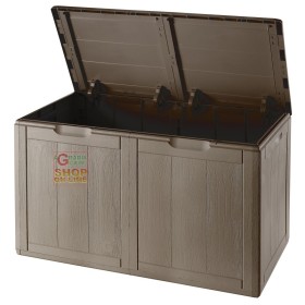 CASSAPANCA IN RESINA COLORE BROWN CM. 80 X 44 X 51H  LT. 180 CASSAPANCA IN RESINA COLORE BROWN CM. 80 X 44 X 51H LT. 180