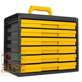 CASSETTIERA MODULARE CARGOSYSTEM 6 CON 6 CASSETTI CM. 35,5X23,5X30,3H. CASSETTIERA MODULARE CARGOSYSTEM 6 CON 6 CASSETTI CM.