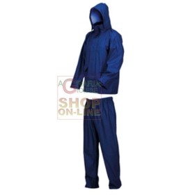 COMPLETO IMPERMEABILE LLUVIA TG. XL BLU COMPLETO IMPERMEABILE LLUVIA TG. XL BLU