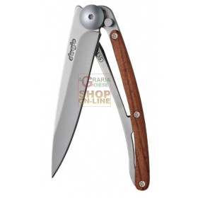 DEEJO WOOD 27G ROSEWOOD COLTELLO CHIUDIBILE LAMA INOX CM. 17 DEEJO WOOD 27G ROSEWOOD COLTELLO CHIUDIBILE LAMA INOX CM. 17