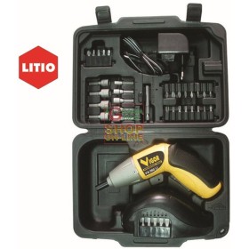 VIGOR AVVITATORE A BATTERIA VA 360 LITIO CON LIT VOLT 3,6 CON VALIGETTA VIGOR AVVITATORE A BATTERIA VA 360 LITIO CON LIT VOLT 3,6 CON