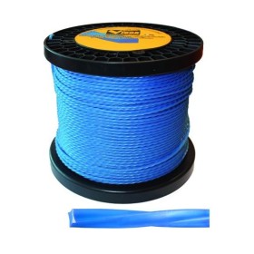 VIGOR FILO PER DECESPUGLIATORE SPIRALATO IN NYLON CON POLVERE DI ALLUMINIO DIAM. 4 MT. 120 VIGOR FILO PER DECESPUGLIATORE SPIRALATO IN NYLON CON POLVERE