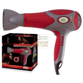 MAX ASCIUGACAPELLI RED APPEAL DIG.ION 2000W MAX ASCIUGACAPELLI RED APPEAL DIG.ION 2000W