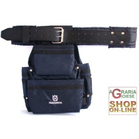 HUSQVARNA BORSA CON CINTURA PORTA UTENSILI BLU BOSCHIVO GIARDINO HUSQVARNA BORSA CON CINTURA PORTA UTENSILI BLU BOSCHIVO GIARDINO