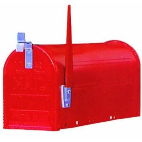 CASSETTA POSTALE AMERICA SENZA PALO ALLUMINIO ONDULATO NERA CM. 17x48x22h. BLINKY CASSETTA POSTALE AMERICA SENZA PALO NERA 27292-20/4