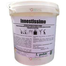 GOBBI INNESTISSIMO PREPARATO ECOLOGICO PRIVO DI SOLVENTI E ADDITIVI PER INNESTI ALBERI FRUTTEFERI IN PRIMAVERA KG. 5 GOBBI INNESTISSIMO PREPARATO ECOLOGICO PRIVO DI SOLVENTI E