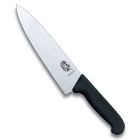 VICTORINOX COLTELLO DA CUCINA CON LAMA LARGA CM. 20 E MANICO IN FIBROX NERO 5.2063.20 VICTORINOX COLTELLO DA CUCINA CON LAMA LARGA CM. 20 E MANICO IN