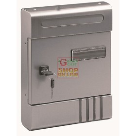 VIGOR CASSETTA POSTALE ALEX ARGENTO CM. 20x7x29h. BLINKY CASSETTA POSTALE ALEX ARGENTO CM. 20X7X29H