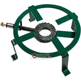 FORNELLONE CON BRUCIATORE A GAS TELAIO IN ACCIAIO VERNICIATO DIAMTERO CM. 50 FORNELLONE CON BRUCIATORE A GAS TELAIO IN ACCIAIO VERNICIATO