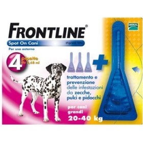 FRONTLINE SPOT-ON 20 - 40 KG. 4 PIPETTE FRONTLINE SPOT-ON 20 - 40 KG. 4 PIPETTE