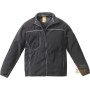 PILE IN POLIESTERE CON CERNIERA FINO AL FONDO COLORE NERO TG S