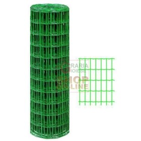 RETE METALLICA ELETTROSALDATA PLASTIFICATA ITALIA 75X60 MT. 10 CM. 120 H. RETE METALLICA ELETTROSALDATA PLASTIFICATA ITALIA 75X60 MT. 10
