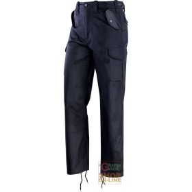 PANTALONI IN TERITAL MULTITASCHE FODERATI  COLORE BLU  TG  M XXXL PANTALONI IN TERITAL MULTITASCHE FODERATI COLORE BLU TG M XXXL