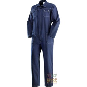 TUTA 100% COTONE SANFORIZZATO GR  250  MULTITASCHE  CUCITURE IN CONTRASTO  COLORE BLU  TG  S XXL TUTA 100% COTONE SANFORIZZATO GR 250 MULTITASCHE CUCITURE IN