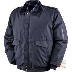 GIUBBINO POLIESTERE COTONE  COLORE BLU  TG  S M L XL XXL GIUBBINO POLIESTERE COTONE COLORE BLU TG S M L XL XXL