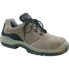 SCARPA BASSA SCAMOSCIATA  TRAFORATA PUNTALE E LAMINA  SUOLA POLIURETANO SCARPA BASSA SCAMOSCIATA TRAFORATA PUNTALE E LAMINA SUOLA