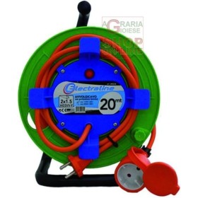 AVVOLGICAVO GARDEN PRESA CON SPINA 16A 2X1,5 MT. 20 ART. 49234 AVVOLGICAVO GARDEN PRESA CON SPINA 16A 2X1,5 MT. 20 ART. 49234