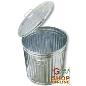 BIDONE IN LAMIERA ZINCATA LT. 35 BIDONE IN LAMIERA ZINCATA LT. 35