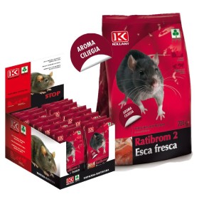 KOLLANT RATIBROM 2 ESCA FRESCA TOPICIDA VELENO PER TOPI KG. 5 KOLLANT RATIBROM 2 ESCA FRESCA TOPICIDA VELENO PER TOPI KG. 5