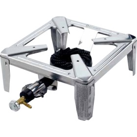 OMAC FORNELLONE MINIDRAGO IN ACCIAIO INOX GPL CM. 30x30x13h OMOLOGATO CE OMAC FORNELLONE MINIDRAGO IN ACCIAIO INOX GPL CM. 30x30x13h