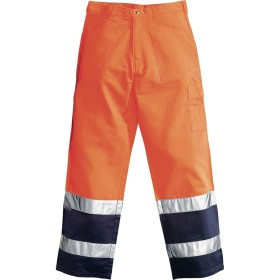 PANTALONE HV TOOLS ARANCIO/BLU TG. XL PANTALONE HV TOOLS ARANCIO/BLU TG. XL