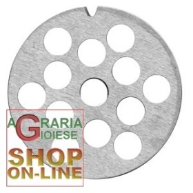 PIASTRA IN ACCIAIO INOX PER TRITACARNE 32 FORO 14 PIASTRA IN ACCIAIO INOX PER TRITACARNE 32 FORO 14