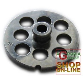 PIASTRA IN ACCIAIO INOX PER TRITACARNE 32 FORO 20 PIASTRA IN ACCIAIO INOX PER TRITACARNE 32 FORO 20