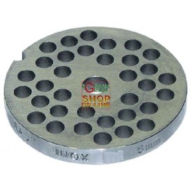 PIASTRA IN ACCIAIO INOX PER TRITACARNE 32 FORO 8 PIASTRA IN ACCIAIO INOX PER TRITACARNE 32 FORO 8