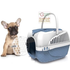 Trasportino per Cani e Gatti Bama Tour Azzuro cm. 52x33x34h Trasportino per Cani e Gatti Bama Tour Azzuro cm. 52x33x34h