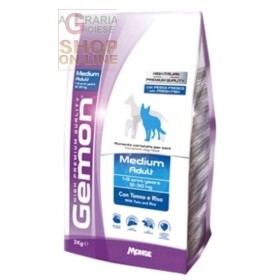 GEMON MANGIME PER CANI MEDIUM ADULT CON TONNO E RISO KG. 15 GEMON MANGIME PER CANI MEDIUM ADULT CON TONNO E RISO KG. 15