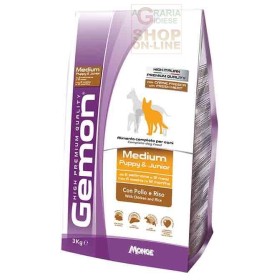 GEMON MANGIME PER CANI MEDIUM PUPPY JUNIOR CON POLLO E RISO KG. 15 GEMON MANGIME PER CANI MEDIUM PUPPY JUNIOR CON POLLO E RISO KG.