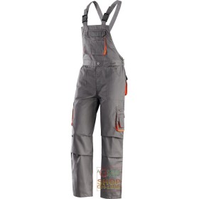 PETTORINA 65% POLIESTERE 35% COTONE MULTITASCHE  COLORE GRIGIO ARANCIO  TG  S XXXL PETTORINA 65% POLIESTERE 35% COTONE MULTITASCHE COLORE GRIGIO