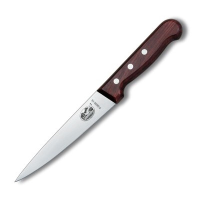 VICTORINOX COLTELLO SCANNARE A PUNTA MANICO LEGNO 5.5600.16
