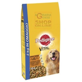PEDIGREE CROCCHETTE PER CANI ADULT CON POLLO E VERDURE KG. 12+3 PEDIGREE CROCCHETTE PER CANI ADULT CON POLLO E VERDURE KG. 12+3