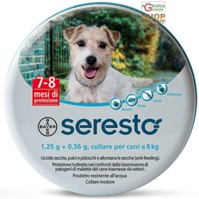 BAYER SERESTO COLLARE ANTIPARASSITARIO PER CANE FINO KG. 8 BAYER SERESTO COLLARE ANTIPARASSITARIO PER CANE FINO KG. 8