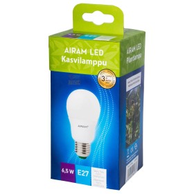 Lampada Goccia Airam Finland a led E27 watt. 6,5 per crescita piante Lampada Goccia Airam Finland a led E27 watt. 6,5 per crescita