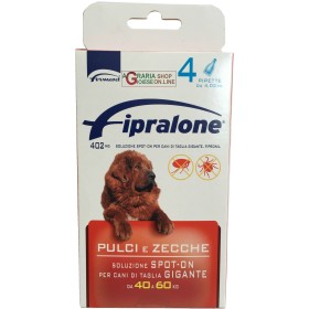 Fipralone antiparassitario pulci e zecche spot-on cane 40 - 60 kg pipette 4 Fipralone antiparassitario pulci e zecche spot-on cane 40 - 60
