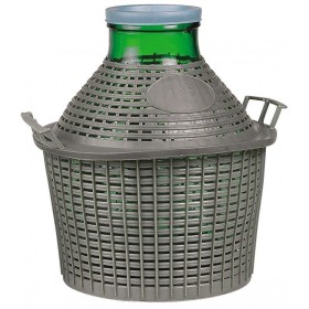DAMIGIANA IN VETRO CON BOCCA LARGA LT. 15 DAMIGIANA IN VETRO CON BOCCA LARGA LT. 15