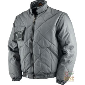 GIUBBINO POLIESTERE COTONE CON PORTABADGE  COLORE GRIGIO  TG  S XXL GIUBBINO POLIESTERE COTONE CON PORTABADGE COLORE GRIGIO TG S XXL