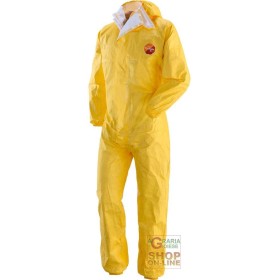 TUTA TYVEK GIALLA TERMOSALDATA CON CAPPUCCIO  TG  M L XL XXL TUTA TYVEK GIALLA TERMOSALDATA CON CAPPUCCIO TG M L XL XXL
