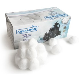 Box Aqualoon innovativo per filtrazione piscina conf. gr. 700 sostituisce 25kg. di sabbia per filtri Box Aqualoon innovativo per filtrazione piscina conf. gr. 500