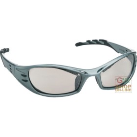 OCCHIALE A STANGHETTA MONTATURA ACCIAIO COLORE BLU  LENTI A SPECCHIO OCCHIALE A STANGHETTA MONTATURA ACCIAIO COLORE BLU LENTI A