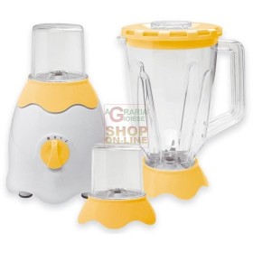 MAX FRULLATORE FRULLI COMBI TRE PEZZI CON VETRO MAX FRULLATORE FRULLI COMBI TRE PEZZI CON VETRO