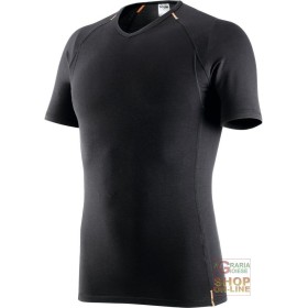 MAGLIETTA IN FIBRA DI SOIA  MANICA CORTA  COLORE NERO  TG  M XXL MAGLIETTA IN FIBRA DI SOIA MANICA CORTA COLORE NERO TG M XXL