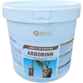 ARBORINN MASTICE PER INNESTI  E POTATURE CICATRIZZANTE PROTETTIVO PROFESSIONALE KG. 5 ARBORINN MASTICE PER INNESTI E POTATURE CICATRIZZANTE