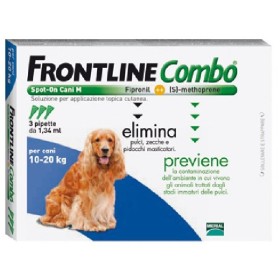 FRONTLINE ANTIPARASSITARIO PULCI ZECCHE COMBO SPOT-ON 10 - 20 KG. FRONTLINE ANTIPARASSITARIO PULCI ZECCHE COMBO SPOT-ON 10 - 20