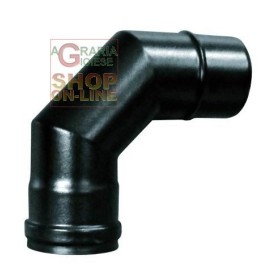 GOMITO SMALBO PELLETS MM. 1 NERO OPACO 90 GRADI DIAM. CM. 8 GOMITO SMALBO PELLETS MM. 1 NERO OPACO 90 GRADI DIAM. CM. 8