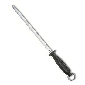 VICTORINOX ACCIAINO PROFESSIONALE TONDO CON MANICO IN NERO CM. 27 7.8333 VICTORINOX ACCIAINO PROFESSIONALE TONDO CON MANICO IN NERO CM.